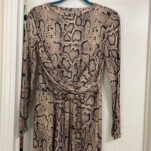 Snakeskin dress